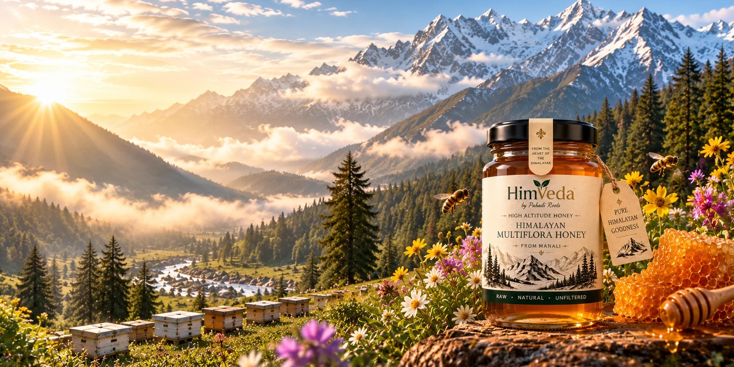 Honey, Born in the Mountains of Manali.